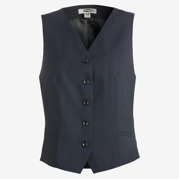Ladies Washable High-Button Vest - Synergy Suiting
