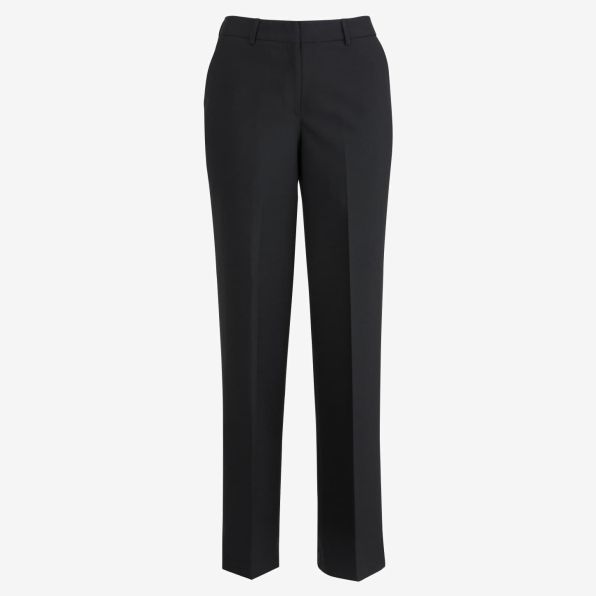 Ladies Wool Blend Flat Front Dress Pant