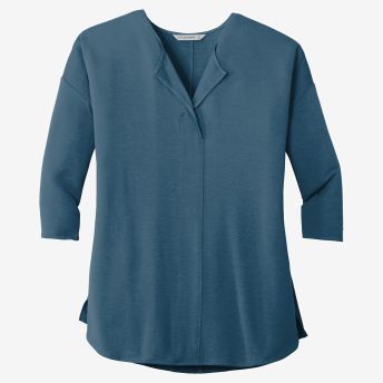 Port Authority Women's Concept 3/4-Sleeve Soft Split Neck Top