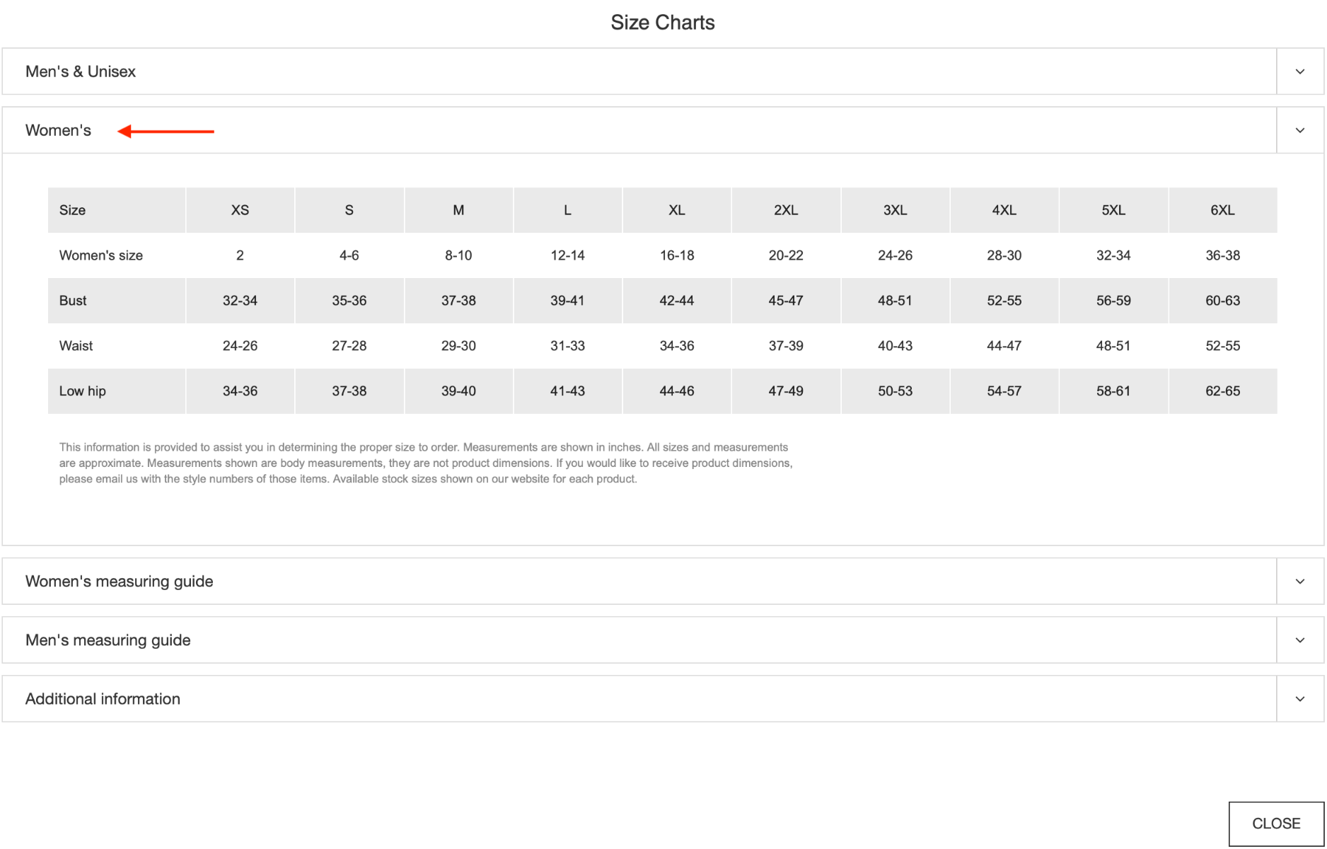 RLP UNIFORM Sizing & Fitting